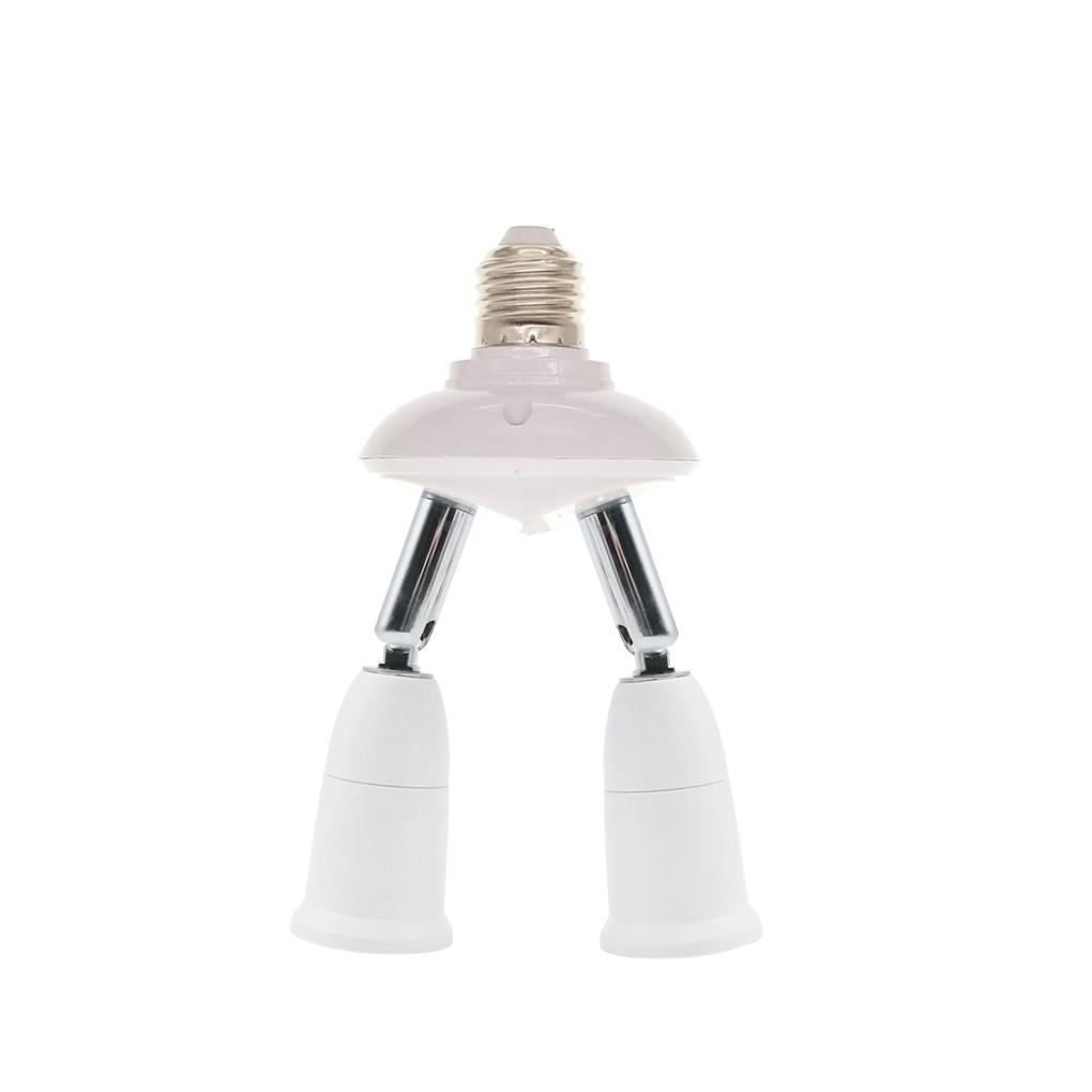 

Разветвитель E27 220V Регулируемый Конвертер Патрона Лампочки Адаптер Света Замена Пластиковый Держатель Преобразование 1 в 5 e27