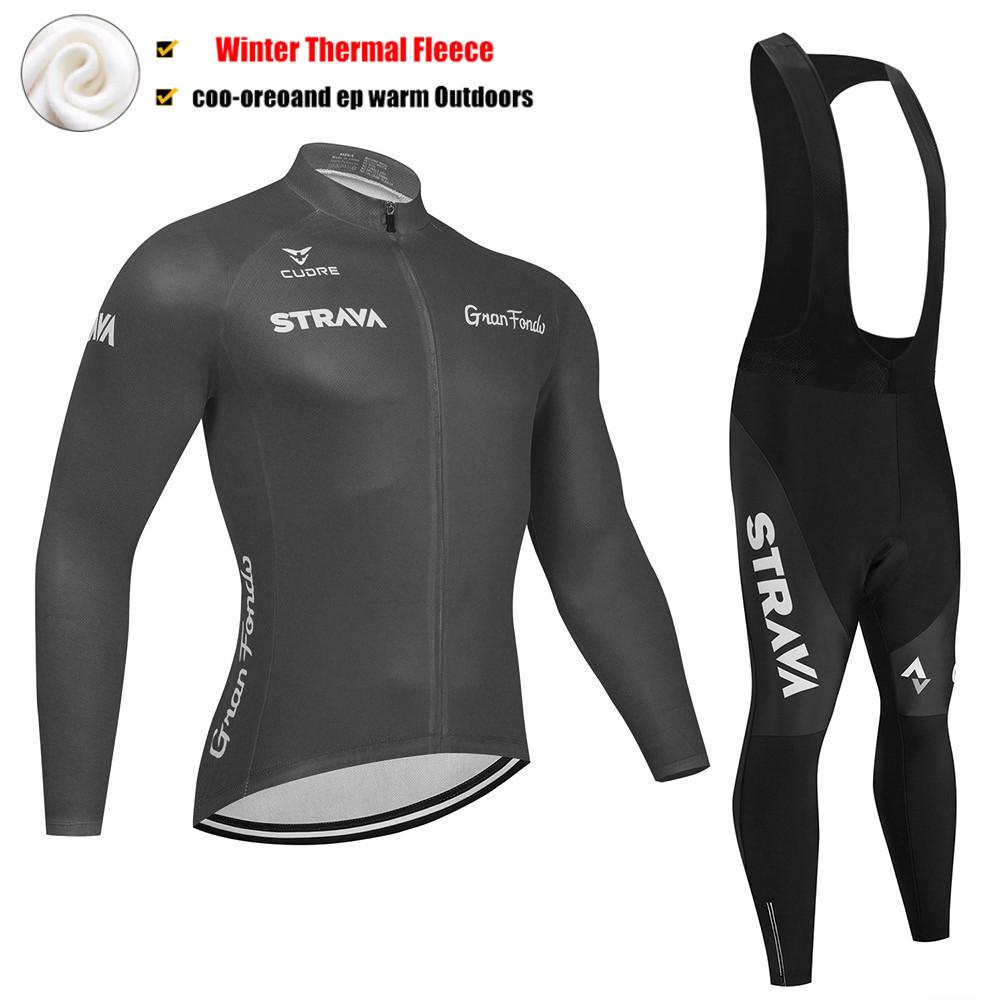 2026 Winter Fleece Warm Cycling Suit Set, Mountain Bike Cycling Suit Set Long Sleeve Men's Winter Cycling Pants Cycling Suit Fleece