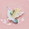1Pc, Handmade Natural Shell Bird Brooch Pin, Unique Animal Brooches Gift for Women Jewelry, Birthday Gift Idea, Cheapest Items Available
