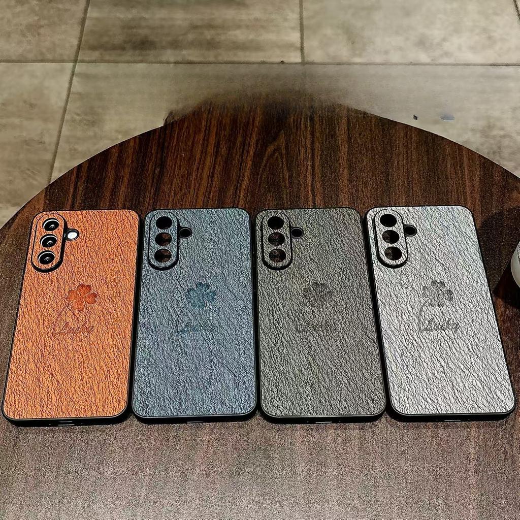 Geeignet für Samsung A56 Handyhülle Samsung S25ultra Rundumschutz Ultradünn S24 Vierblättriges Kleeblatt A55 Schutzhülle