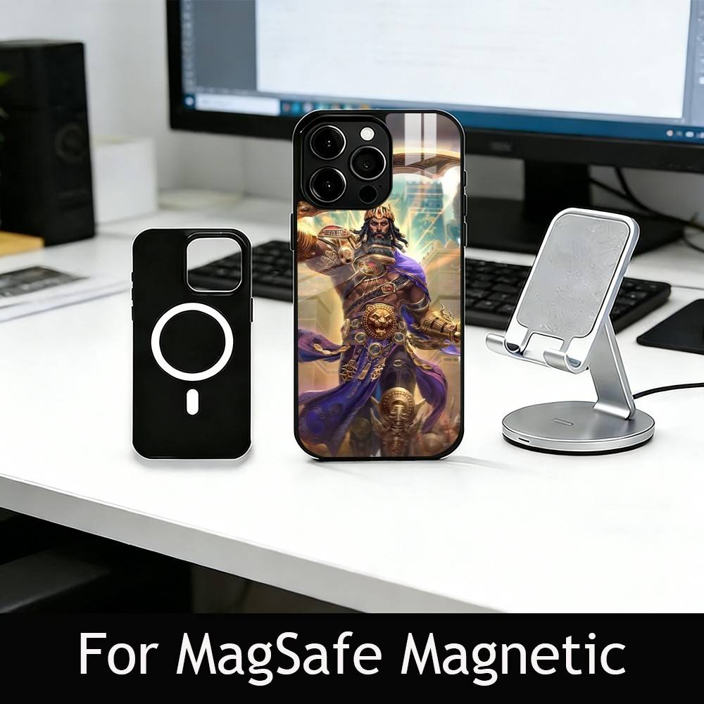 S-Smite G-Game Phone Case For iPhone17,16,15,14,13,12,11 Plus,Pro Magnetic with Magsafe Wireless Charging iPhone17Air