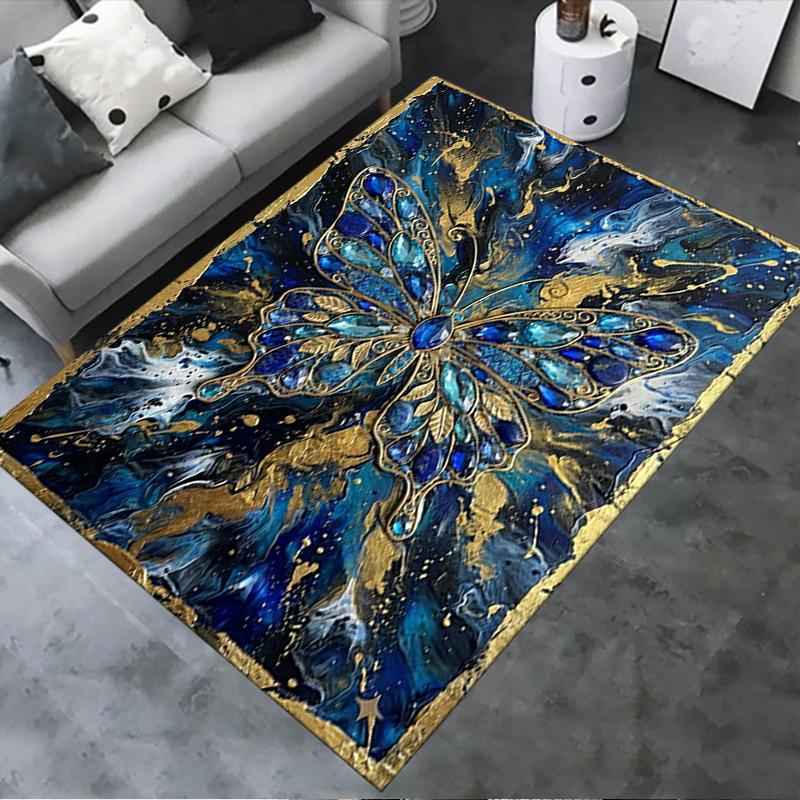 2025 New Butterfly Carpet Rug for Living Room Bedroom Home Sofa Decoration,Kids play Non-slip Floor Mat110