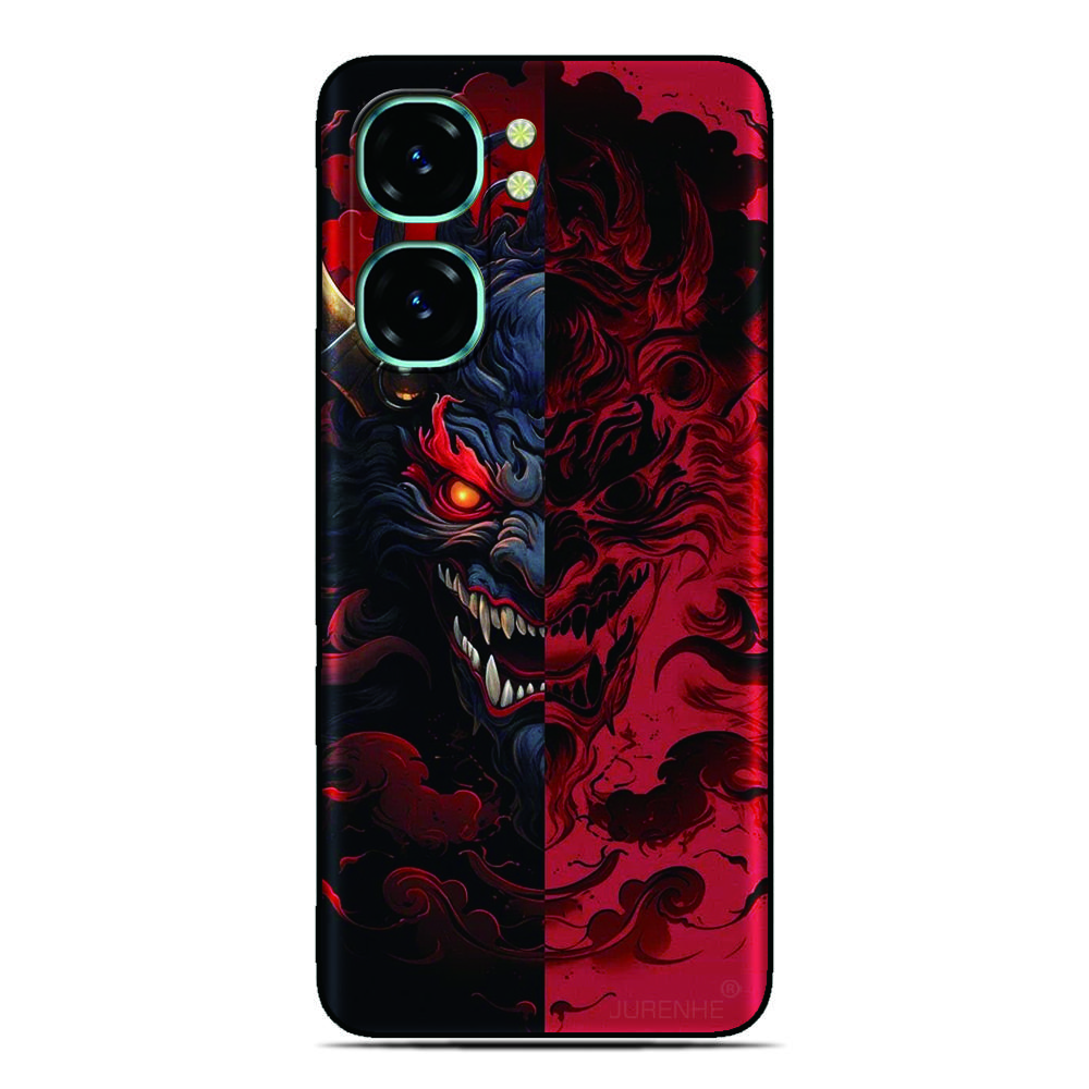 Samurai Mask Phone Case For Xiaomi Poco C85 C85x C40 M7 C71 Redmi 15C A7 A5 4G 11A 13C 12C Note 15 11 12 Pro 5G Back Cover