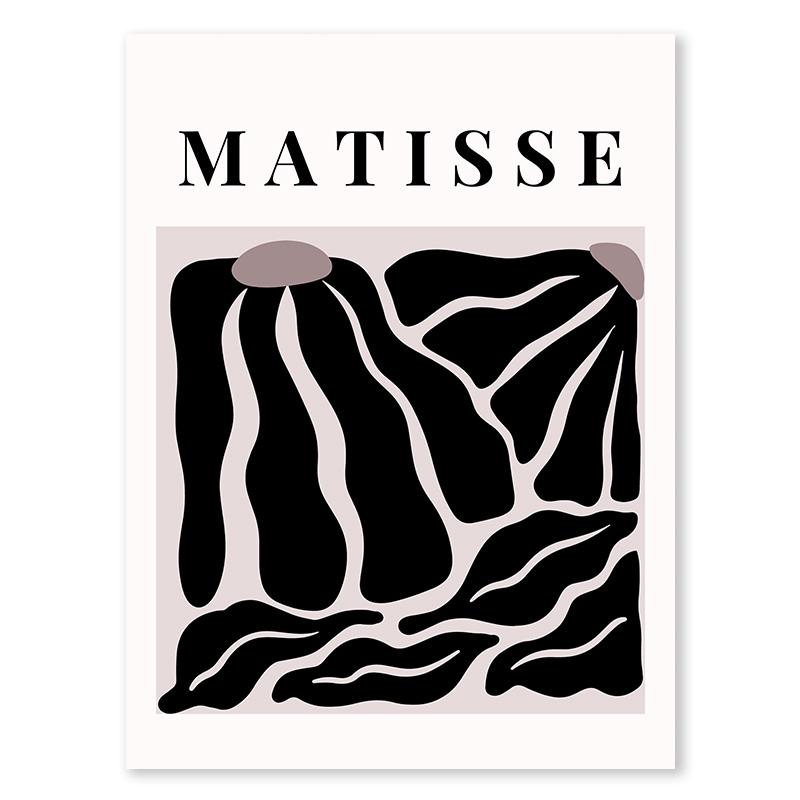 Abstract Matisse Print Wall Art Flower Vase Canvas Painting Alphabet Colour Block Poster Living Room Hallway Bedroom Home Decor