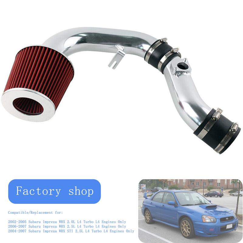 PERFORMANCE  For Subaru Impreza 02-07 WRX STI 2.0L 2.5L Turbo JDM Cold Air Intake System
