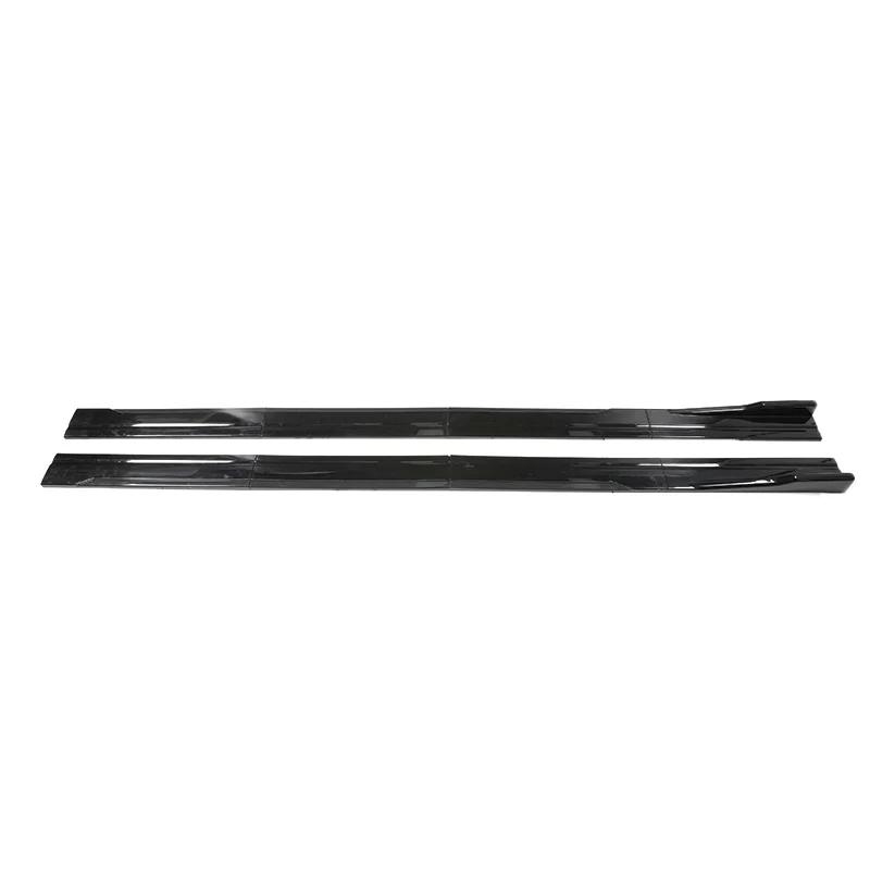 Hot Sale Car Side Skirt Adjustable Bumper Carbon Fiber Modifiedextension Rocker Plate Lip For Kia For Ford For Mazda For BMW