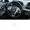 2016-21 Fit For BMW X1 F48 Car Steering Wheel Horn Ring Matte Silver Cover Panel