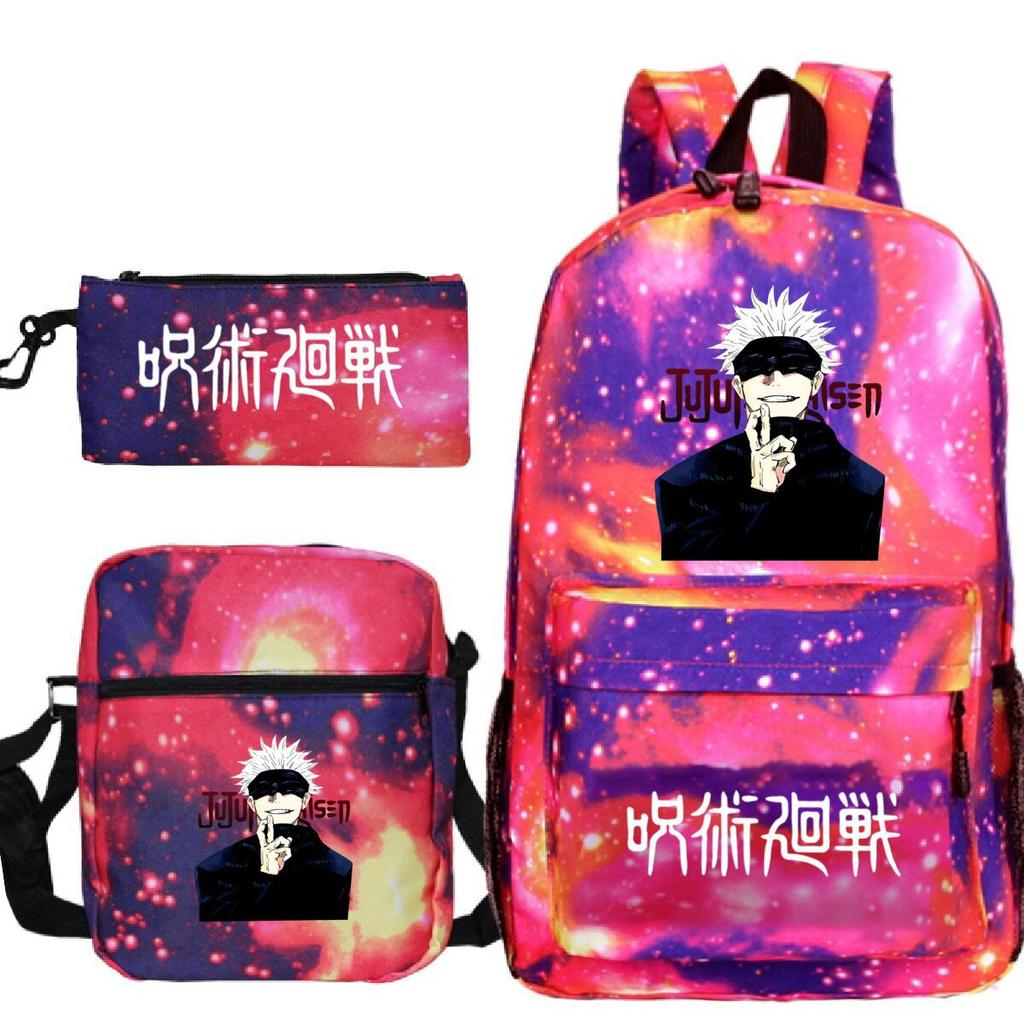 New Animation Peripheral Printing Children's Fashion Backpack Japanese Trend Primary and Secondary School Student Schoolbag Set