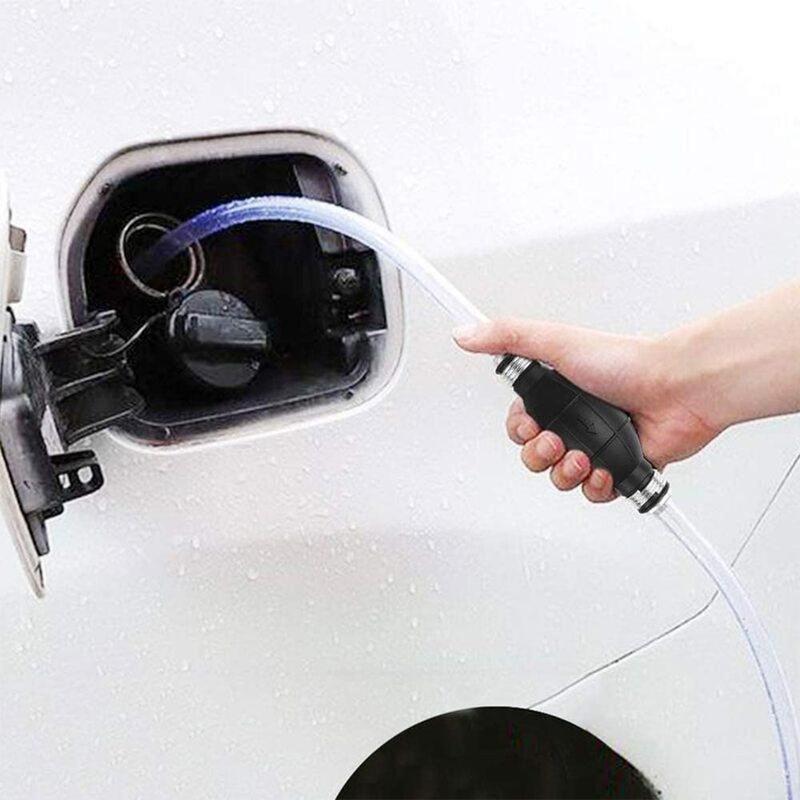 Hand Fuel Pump Line Rubber Primer Bulb For Car Boat Marine Outboard - 6mm/8mm/10mm/12mm Aluminum Transfer Pump