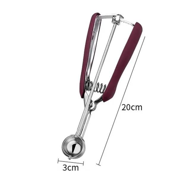 Stainless Steel Cookie Scoop Small Medium Large Cookie Scooper for Melon Ball Cookie Dough Baking Multipurpose Ice Cream Scoops