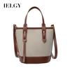Korean Version Handbag Simple Casual Bucket Bag High-End Niche All-Match Messenger Bag