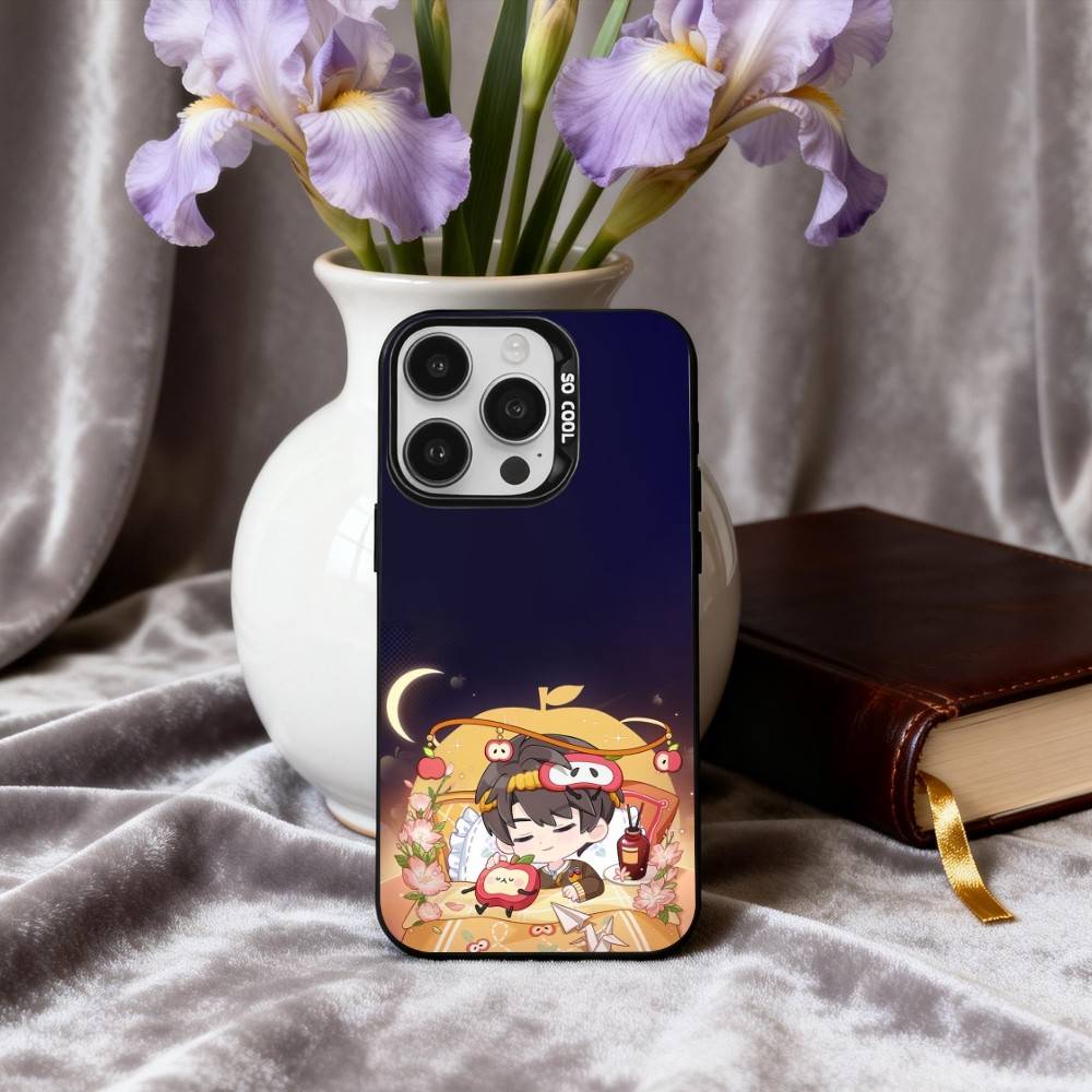 G-Game Cute Love And Deepspace  Phone Case For iPhone17,16,15,14,13,12,11 Plus,Pro Max Black Candy silver phone case iPhone12PRO