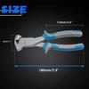 SPEEDWOX End Bite Cutting End Bite End Total Length Cutting For For Home For Rust Pulling Out Protruding Objects Nippers, Nippers, Nippers, Cutting,