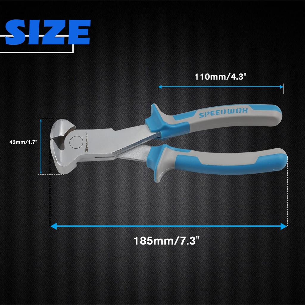 SPEEDWOX End Bite Cutting End Bite End Total Length Cutting For For Home For Rust Pulling Out Protruding Objects Nippers, Nippers, Nippers, Cutting,