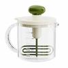 Hand Mixer Press-Type Manual Mixing Cup Clear with Scale Egg Mixing Cup Sturdy Large Capacity Manual Stirring Cup Kitchen Gadget