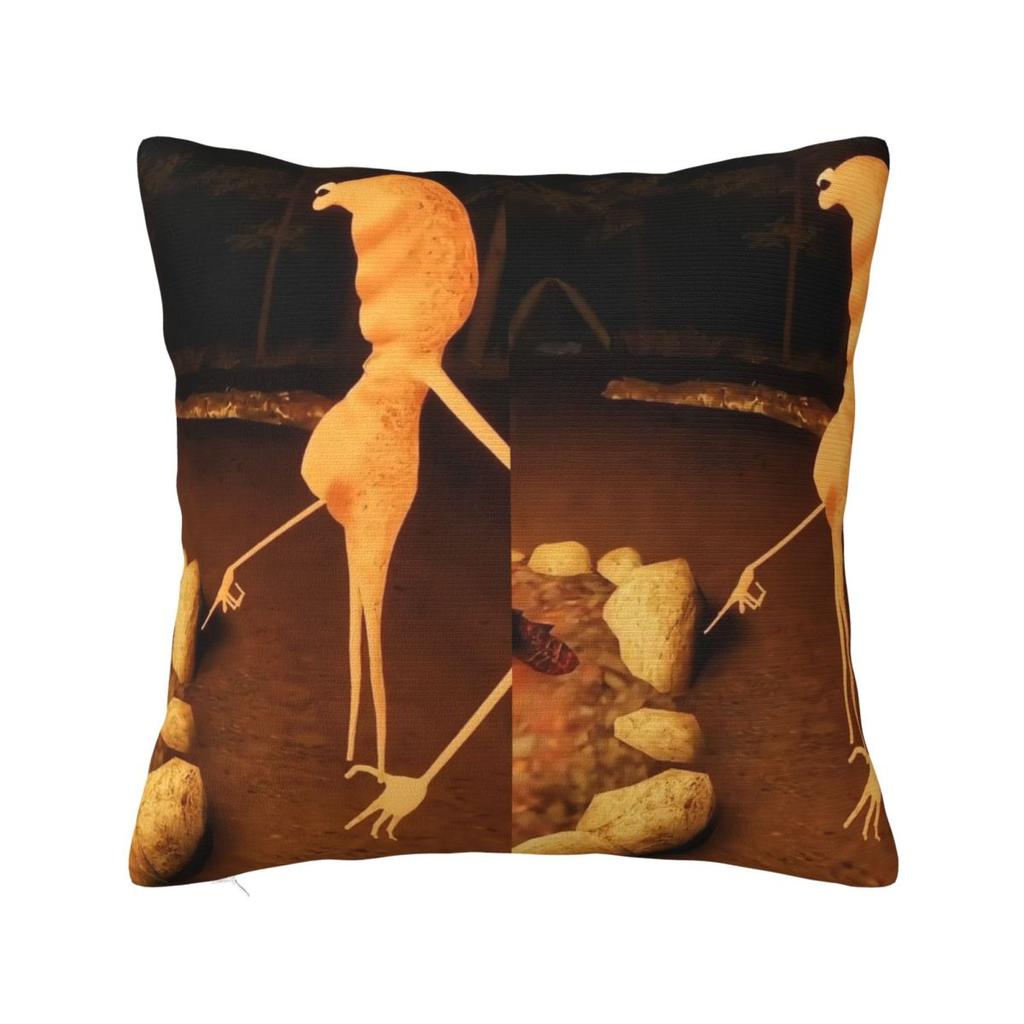 Dangerous Pillowcases Polyester Room Marcus The Worm Meme Cushion Case Creative Decorative Pillow Cover 4545