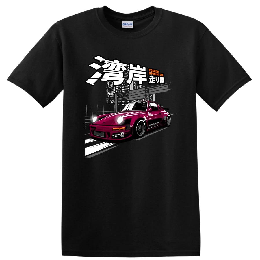 Yoshida Special 930 Car T Shirt Fast Japanese Racing Tee Retro Automotive Design L