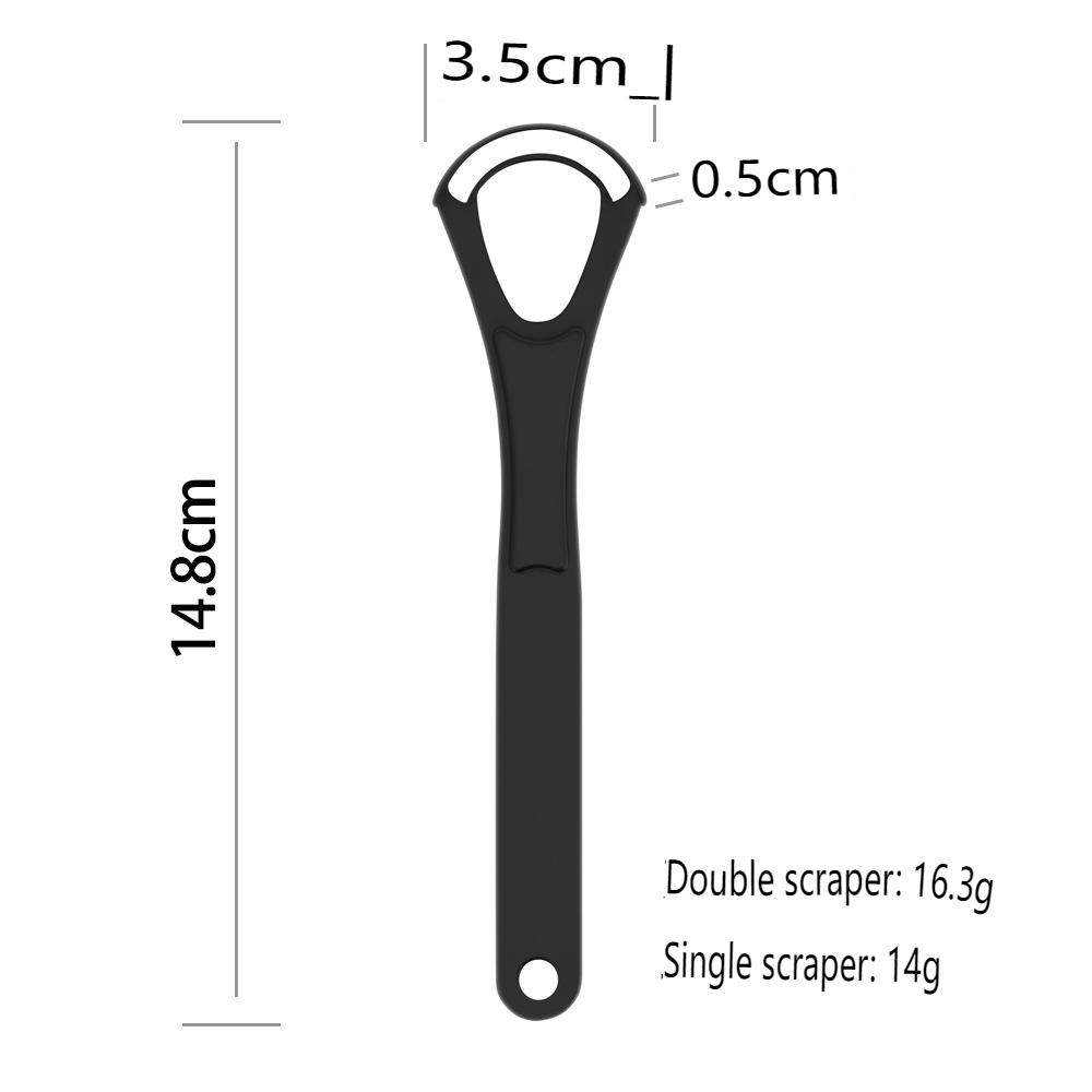 2 Pcs/Box Stainless Steel Tongue Scraper Tongue Plate For Removing Bad Breath Tongue Coating Cleaner Brush Oral Care Tool