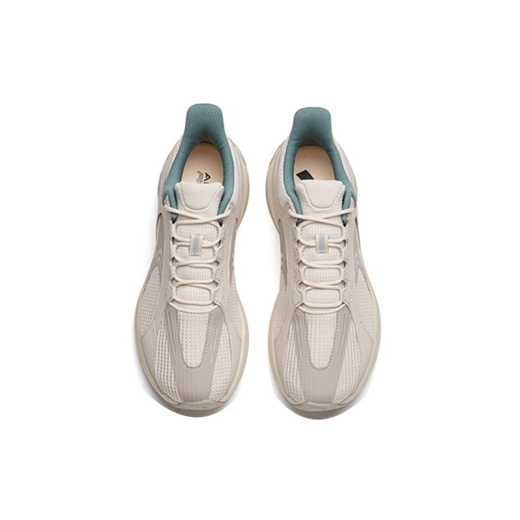 Anta C37 Series Lingjue Comfortable Soft Sole Breathable Low Top Running Shoes Women sneaker Gray Green 922245538-6