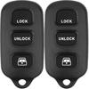 Key Fob Replacement for 1999-2009 Toyota 4Runner/ 2001-2007 Sequoia Car Keyless Entry Remote Control,HYQ12BBX HYQ12BAN,4 Buttons,2Pcs