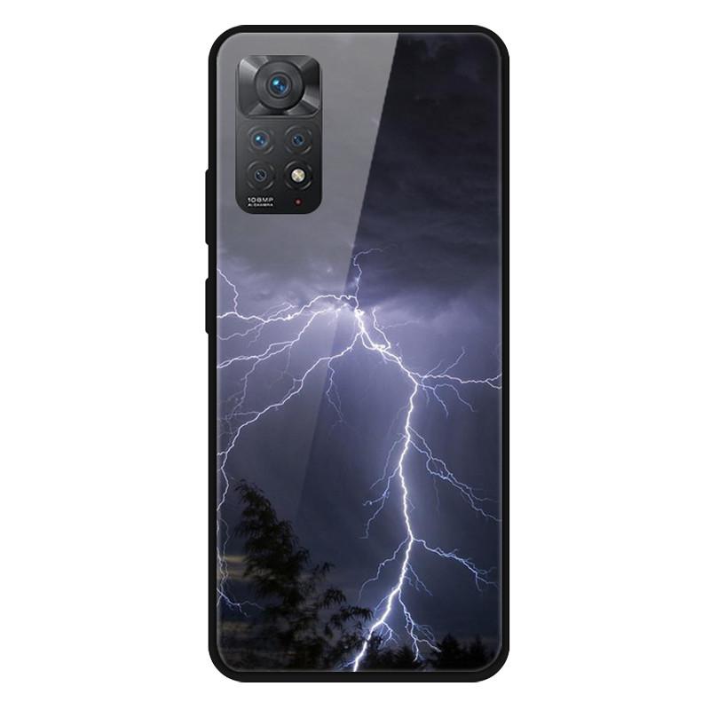 Fashion Glass Cover For Xiaomi Redmi Note 10 / Note 11 / Note 12 Case Tempered Glass Covers for Xiaomi Redmi Note 12 4G Case