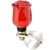 Lunsom Rose Steering Wheel Spinner Resin Flower Handle Spinner Car Control Turning Aid Helper Universal Car (Red)