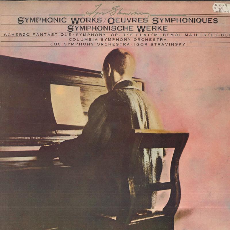 LP Record IGOR STRAVINSKY COLUMBIA SYMPHONY   Stravinsky Symphonic Works GM31LXX36940 CBS MASTERWORKS 1981 Netherland Classical Used