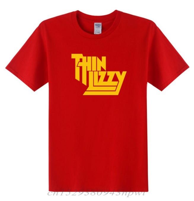 Heavy Metal Rock Band Thin Lizzy T Shirt Men Tops Music Singer Tshirt Short Sleeve Cotton Oneck Tee Top Clothes