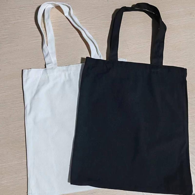 Logo To Picture Printing Casual Shoulder Bag Student Daily Versatile Diy Pattern Large Capacity Canvas Bag