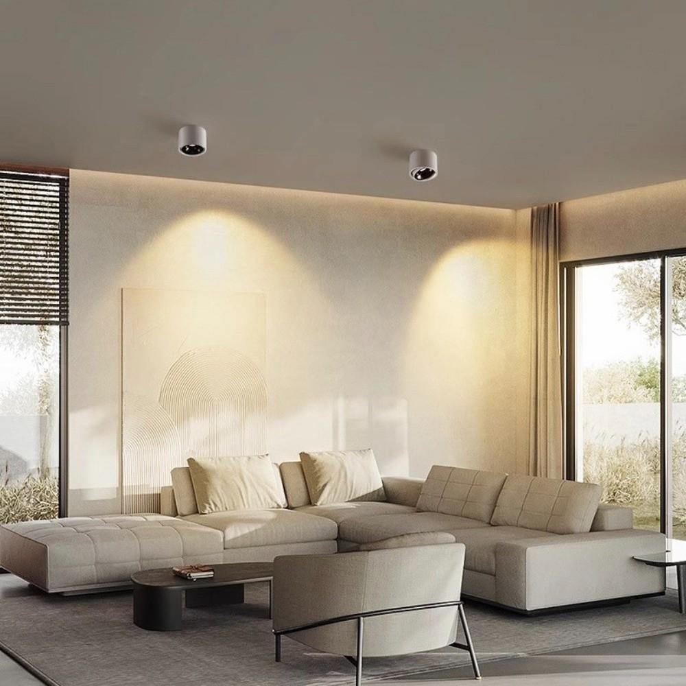 Adjustable Angle 7W Led Spotlight Anti-glare Surface Mounted Led Down Light Energy Saving Dimmable Ceiling Spot Light Gallery