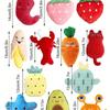 Cute Cartoon Plush Dog Toy Set, Pet Chewing Sound Toys, Durable Soft Material, For Puppy, Kitten Teething, Suitable For Pupp