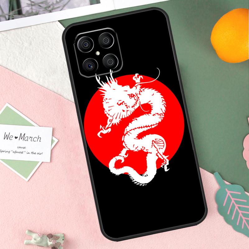 Japanese Dragon Style Case For Honor X8b X9b X9c X9a X8a X8 X9 50 70 90 Lite Honor 200 Lite Magic 7 5 6 Pro Cover