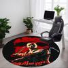 1 Stück Freitag der 13. Büro Runder Teppich, Indoor-Matte Geeignet für Büro, Schlafzimmer Wohnzimmer Heimdekoration, Zimmerdeko, Offic a0928142