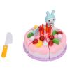 Simulation DIY Birthday Cake Pretend Play Children Educational Toy for Boys GirlsPink