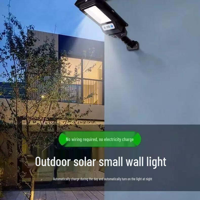 Cross-Border Solar Street Light: Human Body Induction, Waterproof Wall & Courtyard Light with Remote Control
