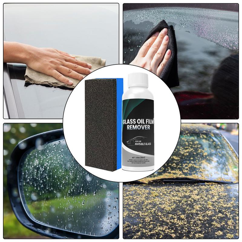 Car Glass Oil Window Cleaner Glass Film Removal Liquid Glass Stripper Water Stains Remover Windshield Cleaner Liquid Auto Glass