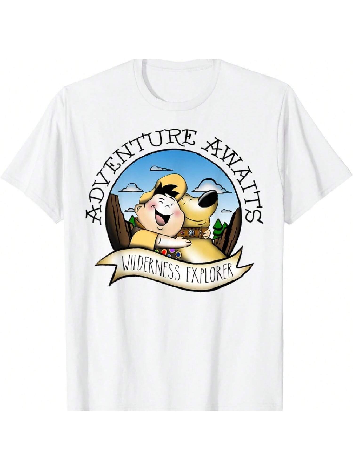 Pixar Up Russell Dug Vintage Hug Graphic T-Shirt T-Shirt S разноцветный