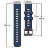 Venu 3 3S 2 2S Silicone 18 20 22mm Watch Strap For Garmin Vivoactive 5 4 3 VENU SQ 2 Plus Forerunner 965 265 Band Strap Bracelet