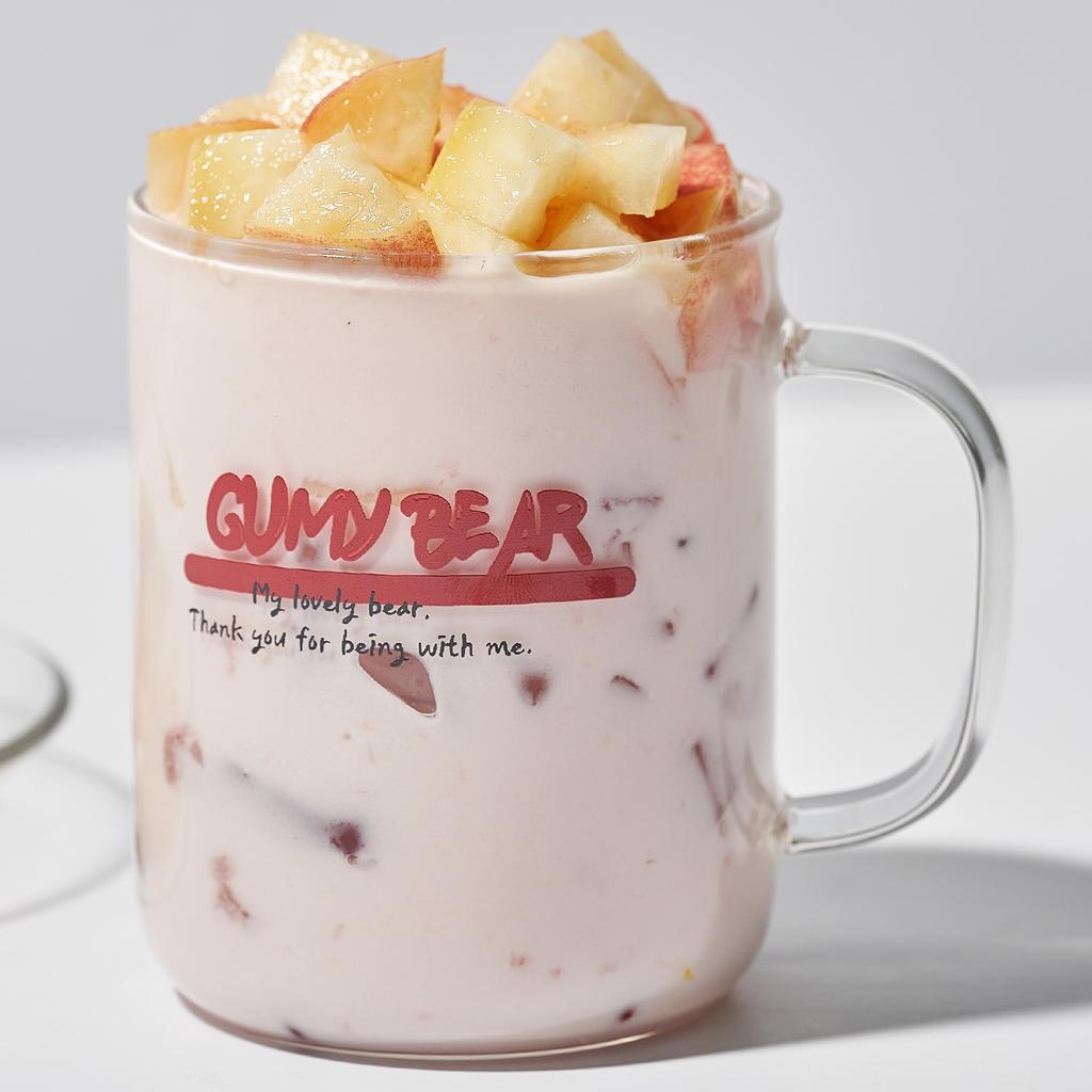 LASSIETTE GUMY BEAR Skleněný hrnek (430 ml) Nádobí Červené