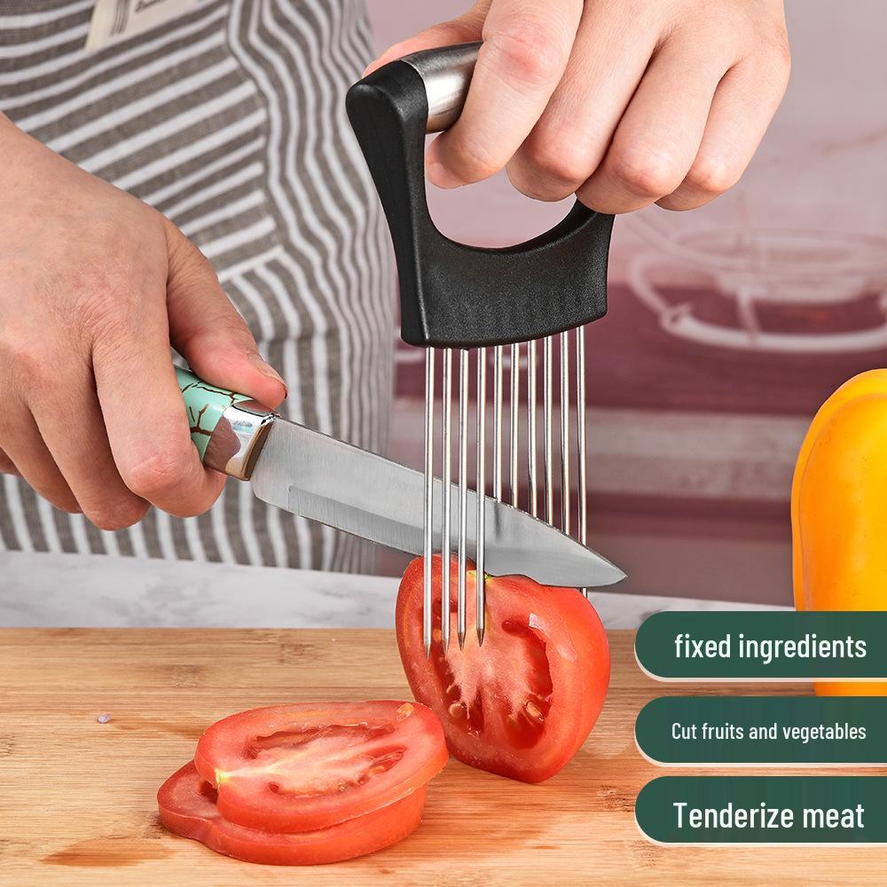 304 Stainless Steel Onion Holder & Meat Tenderizer Needle
