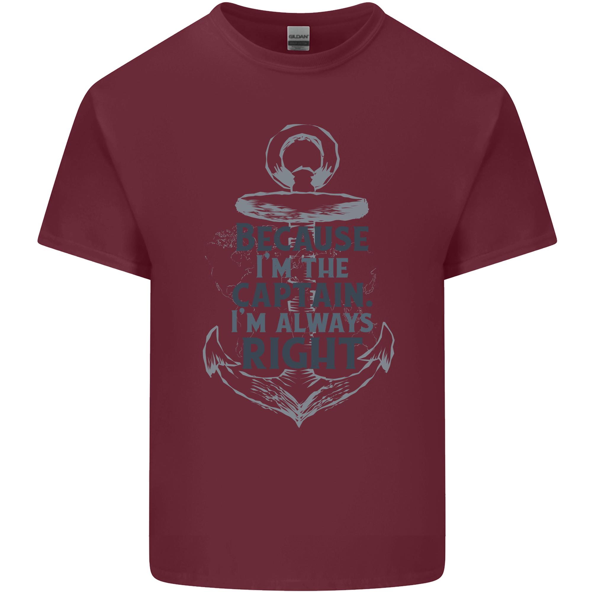 Sailing Captain Narrow Boat Barge Sailor Unisexs Light Cotton TShirt S