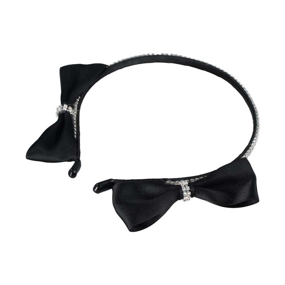 

Chic Double Bowknot Temperament Rhinestone Hair Accessories Korean Style Women Hair Hoop Headwear