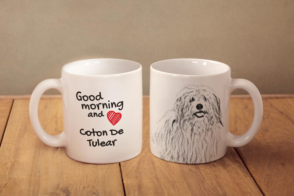 Coton de Tulear, Cotie - cup with a dog, personalized cup with a print, a classic gift for everyone from the Art-Dog brand