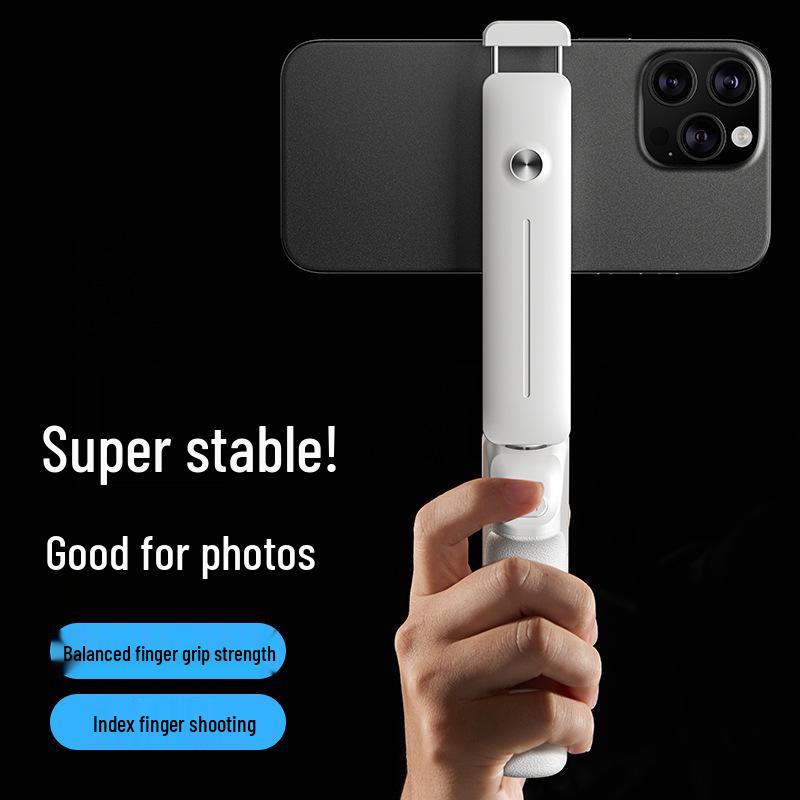 Tragbarer Mini-Selfie-Stick: Universeller Bluetooth-Handyhalter für Live-Streaming & Rotierende Fotos