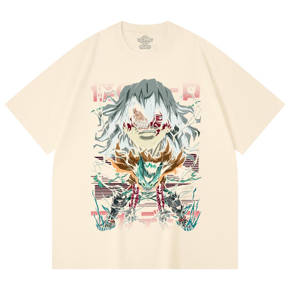 230 Gsm 100% Cotton My Hero Academia V9 Shigaraki Print Unisex Heavy Cotton T Shirt