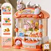 Big Cartoon Rabbit Automatic Doll Machine Toy For Kids Coin Operated Play Game Claw Crane Machines With Music Children Toy Gifts