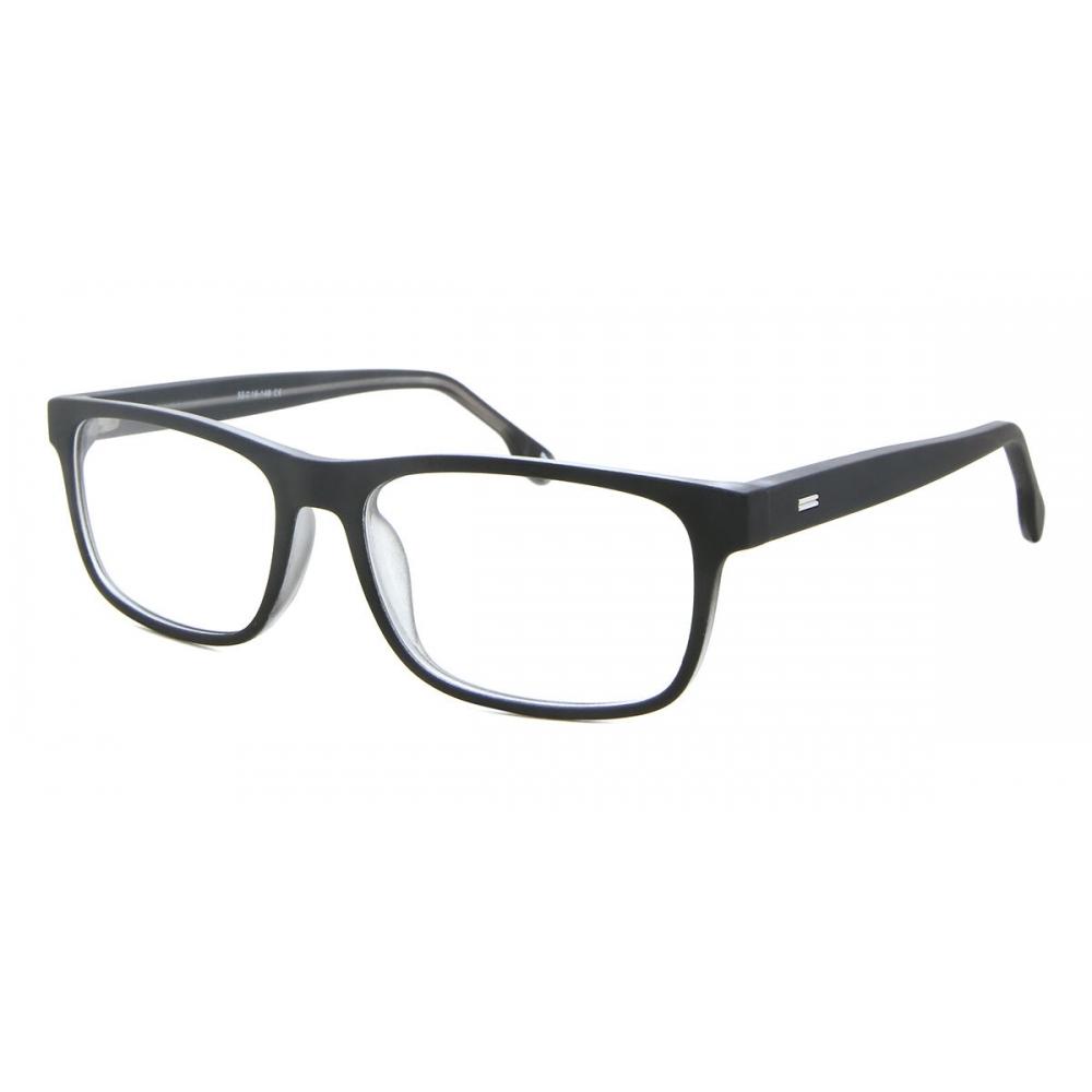 Full Rim Square Matte Black Smartbuy Collection Graslands Cp122a Fashion Unisex Eyeglasses