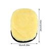Double Layer Wool Blend Vehicle Wash Mitts Superior Dust Absorption Ergonomic Design Safe For Paint Glass Trim