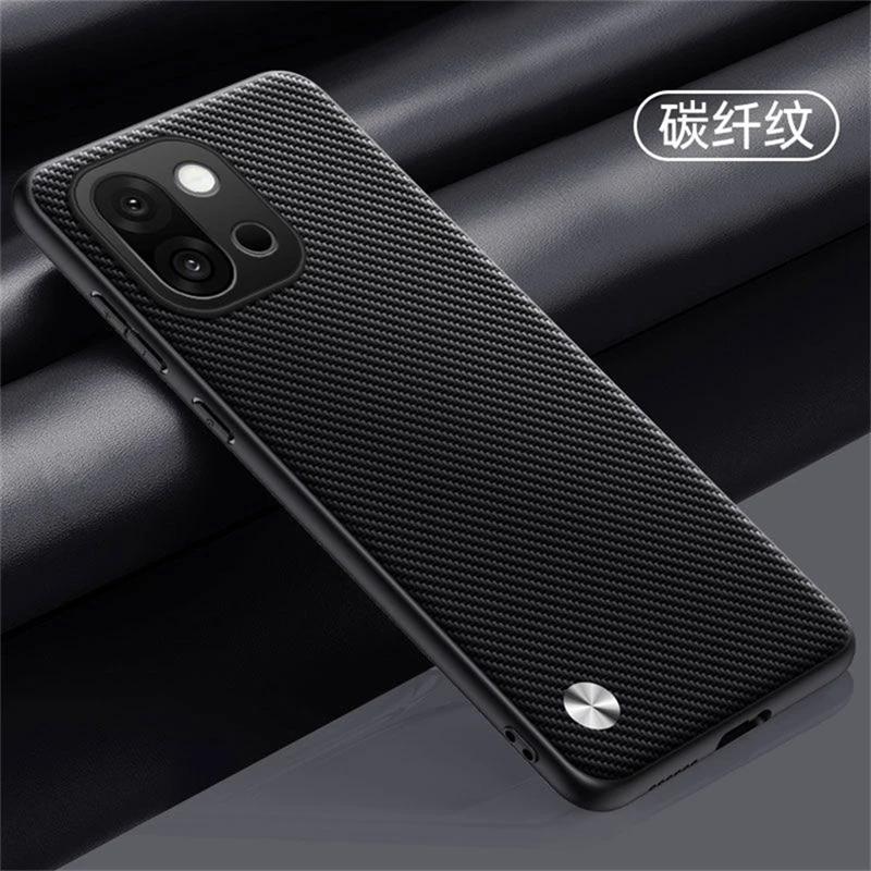 For Oneplus 15 Plain PU Leather Matte Phone Case For One Plus 15 1+15 Silicone Ultra Thin Soft Frame Shookproof Bumper Cover