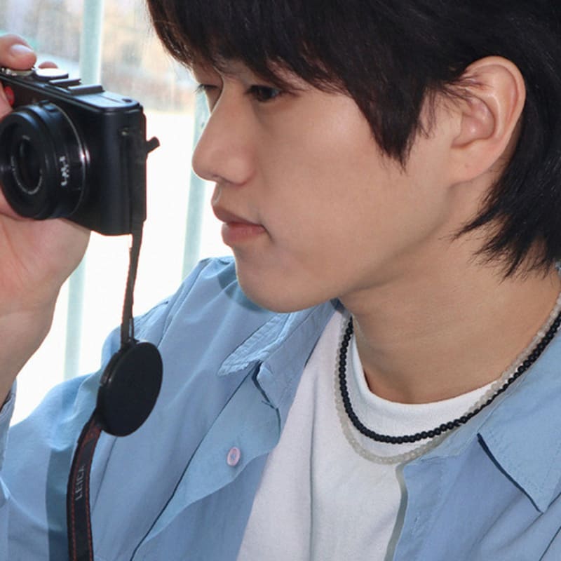 FAHRRAD TROPHY BT Edelstein Halskette (4mm Clear-Filled Jade_Hellgrau)